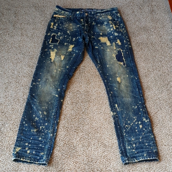 The Heritage by America men's blue denim size 32X33 pants - Picture 2 of 15